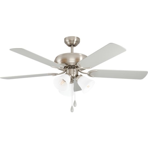EGLO Las Palmas Plafondlamp met ventilator - 132cm - AC longer life - Grijs