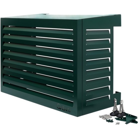 QVENTI - airco & warmtepomp buitenunit omkasting – 100 x 75 x 50cm - groen – 5 jaar garantie