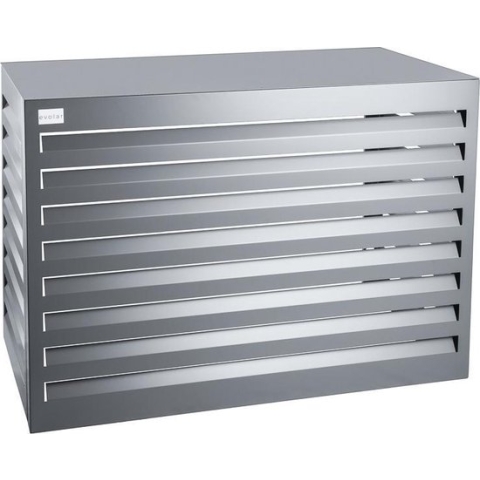 Evolar EVO-COVER-MA - Airco & Warmtepomp Buitenunit Omkasting - Maat Medium - 110 x 80 x 55 cm - Gepoedercoat - Aluminium - Hoogwaardige kwaliteit - Licht Antraciet - RAL 7037