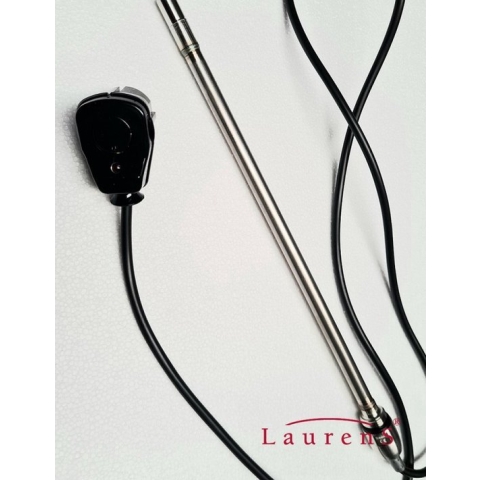 Elektrisch verwarmingselement voor badkamerradiator, buisradiator met draad en stekker, aan/uit schakelaar met verklikker licht - 1200 Watt - Zwart inclusief overdruk veiligheidsventiel voor radiator