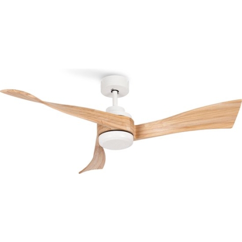 CREATE WINDLIGHT CURVE DC - Ultra Stille 40W DC Plafondventilator - met WIFI132 cm - Ventilator met Afstandsbediening - 6 Snelheden - Timer - Zomer/Winter functie