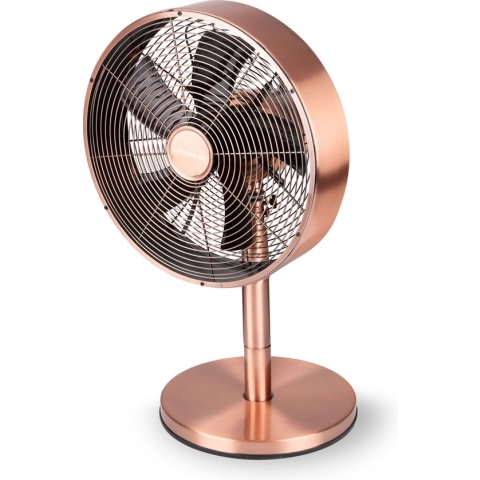 Lifetime Air Tafelventilator - 230V - Bureau Ventilator 30CM - 3 Snelheden - Oscillerende Functie - Kantelbaar - Rosé