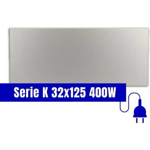 Ecosun Serie K infrarood verwarmingspaneel - 400W - 32x150cm - plug & heat
