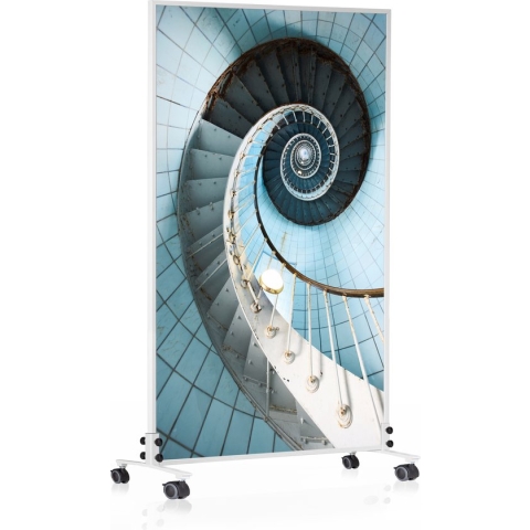 Infrarood verwarmingspaneel vrijstaand | Infrarood verwarming verplaatsbaar met afbeelding Stand 18 | 600W | |Inoverhome B.V.