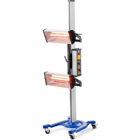 MSW Infrarood verfdroger - 2 x 1.000 - W verwarming - Hoogte: tot 160 cm