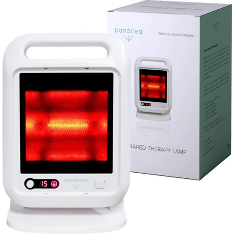 Panacea Infraroodlamp voor Spieren & Gewrichten Infraroodtherapie lamp- met timer 300w Kantelbaar tegen Spierpijn