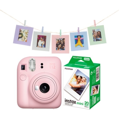 Fujifilm instax mini 12 Bundel - Blossom Pink - instant camera