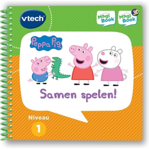 VTech MagiBook Activiteitenboek Peppa Pig - Cadeau - Samen Spelen! - Educatief Speelgoed - Niveau 1 - 2 tot 5 Jaar