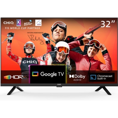 CHiQ L32H7G - 32 inch HD Google TV - Randloos Ontwerp - Google Assistent