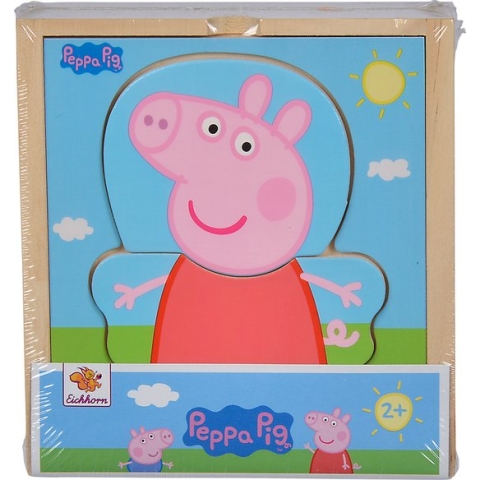 Peppa Pig - Dress Up Puzzel - FSC® 100% - 12 stukjes - vanaf 2 jaar