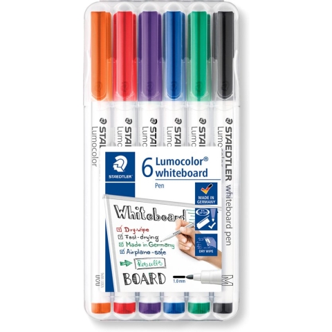 STAEDTLER Lumocolor whiteboard pen - Box 6 st
