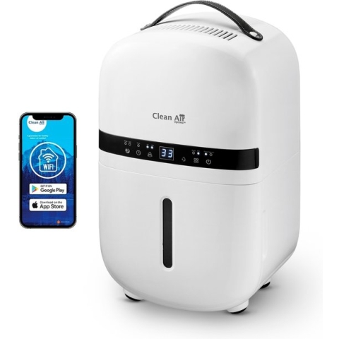 Clean Air Optima® CA-702 Smart - 2in1 Luchtontvochtiger en Luchtreiniger - 5 liter/dag - 5 voudige filtertechnologie - Ultrastille werking