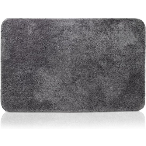 WITTS Badmat - Luxe Mat - 60x90cm - Hoge Kwaliteit - Antraciet - Douchemat - Badmat Antislip