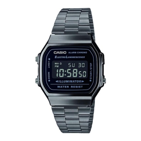 Casio Vintage Iconic A168WEGG-1BEF Unisex Horloge 39 mm - Grijs