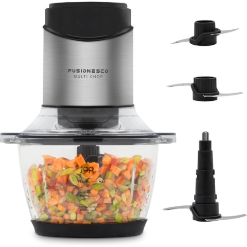 JAP Multi Chop - Elektrische hakmolen - Alle ingrediënten - IJscrusher - Vaatwasserbestendig - One-touch - Food chopper