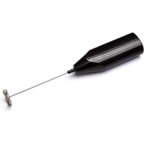 INTER-CAFFÈ® Elektrische Melkopschuimer - Handmatige Melkopschuimer - Melkschuimer - Zwart - 1 jaar garantie