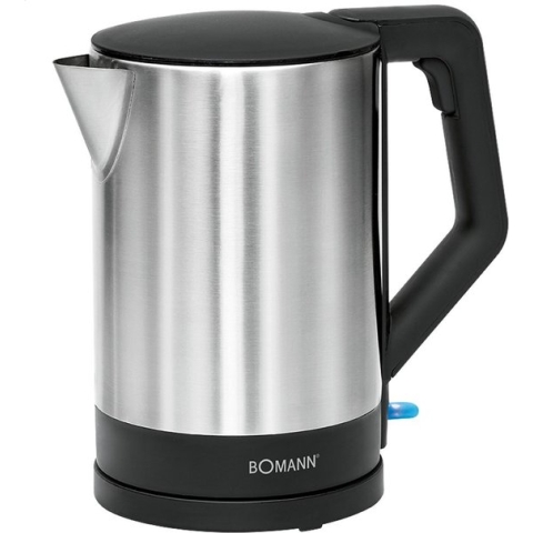 Bomann WKS3002CB - Waterkoker - 1.5L - 2200W - RVS/Zwart