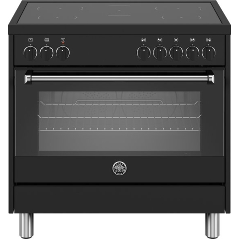Bertazzoni MPL95I1ENNP inductie fornuis 90 cm zwart