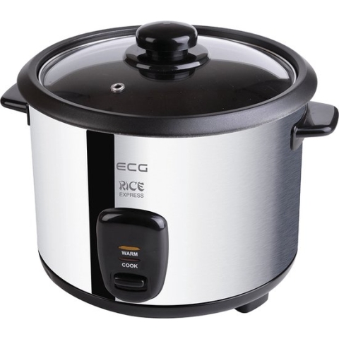 ECG RZ 19 - Rijstkoker - 1,8 l - Uitneembare Binnenpan - Wit - 700W