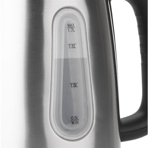 Tristar Waterkoker Groot WK-3373 - 1,7 Liter - 2200 Watt - incl. Oververhittingsbeveiliging en Kalkfilter - RVS