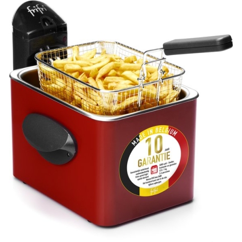 Frifri 1905R - Frituurpan - 3,5L - 3200W - Rood