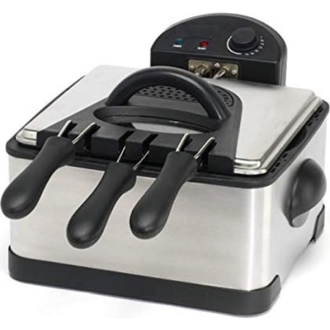 Gratyfied Friteuse 4 Liter - Friteuse Dubbel - Frituurpan