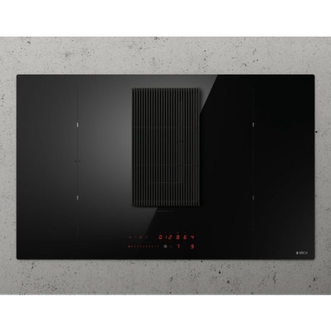 Elica NikolaTesla Prime S, Zwart, Ingebouwd, 83 cm, Inductiekookplaat zones, Gehard glas, 4 zone(s)