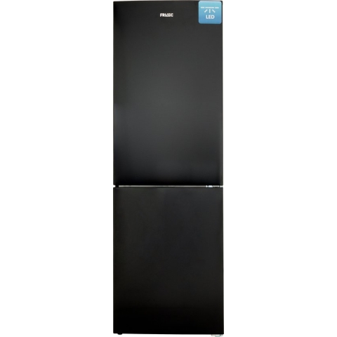 Frilec BONN328-040BB - Koel-vriescombinatie - B label - No Frost - Flessenrek - Zwart