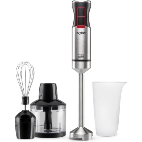 Handblender Solac BA5607 Zwart Roestvrij staal 1000 W