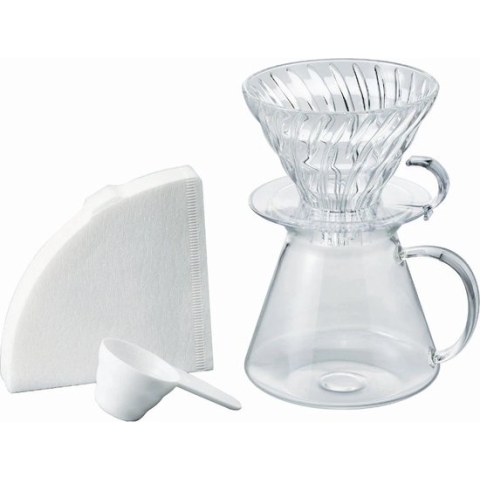 Hario V60 Glass Brewing Kit - 600ml