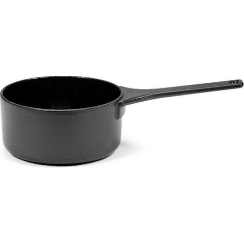 Serax Surface by Sergio Herman - Sauspan - Gietijzer - 1,3L - Ø 17cm - Zwart