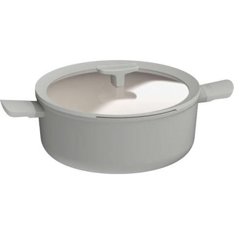 BergHOFF Kookpot anikleef 28cm - Kookpan met deksel 6,2L - Recycled - Balance MM | Leo