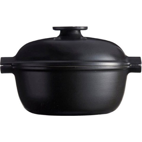 Emile Henry Kookpan rond Delight E-box - 4.0Ltr - Slate
