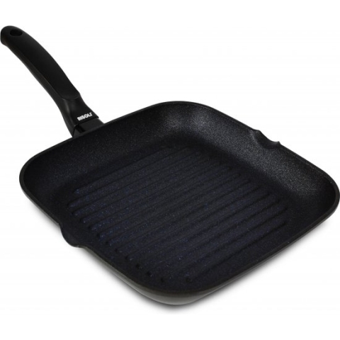 Risoli Grillpan Black Plus 26 X 26 Cm Aluminium Zwart