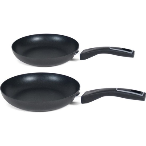 Koekenpannen set Gusto met anti-aanbak laag dia 18 en 24 cm - Alle warmtebronnen geschikt