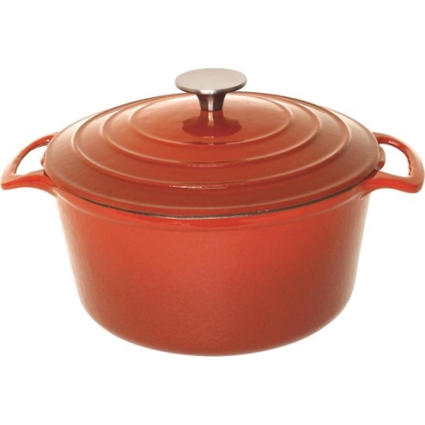 Ronde Braadpan - 4 Liter - Oranje - Vogue GH303 - Horeca & Professioneel