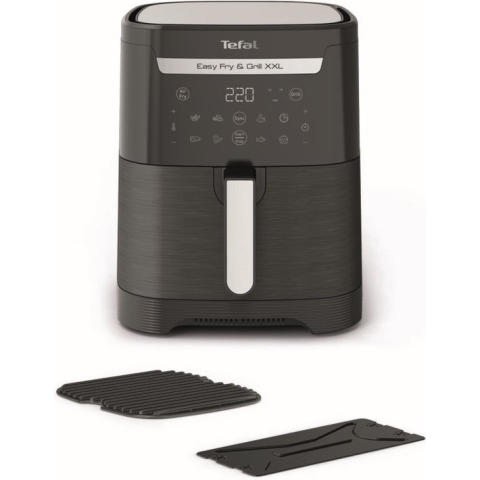 Tefal Easy Fry & Grill XXL 2-in-1 EY8018 - Heteluchtfriteuse - Grill - Zwart