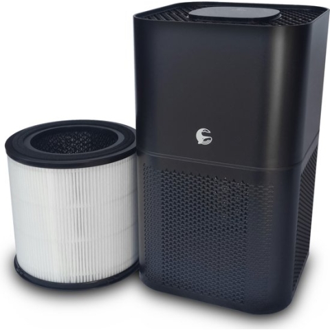 Luchtreiniger met Anti Bacterie & Virus UVC licht - Hoge CADR Air purifier met HEPA filter en actief koolstoffilter