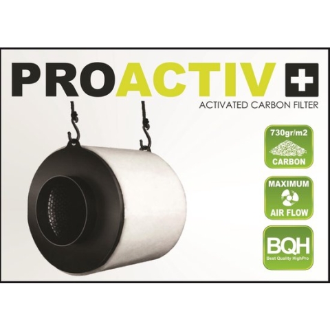Garden High Pro Proactiv Koolstoffilter 250m3/h - Flensmaat 125mm - 24 cm x 23 cm