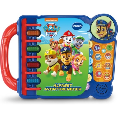 VTech PAW Patrol Alfabet Avonturenboek - Educatief Speelgoed - Interactief Boek voor Kinderen - Vanaf 3 Jaar tot 7 Jaar