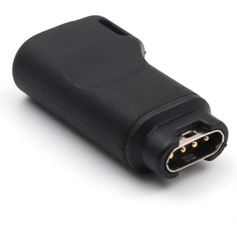 Case2go - OTG Adapter geschikt voor Garmin - Type-C naar Garmin Smartwatch connector - USB Adapter - Oplader - Zwart