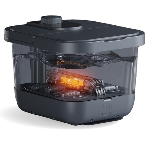 LunaSea's massage Voetenbad - Voetenbad met massage - voetbad met 6 massage rollers - modern design