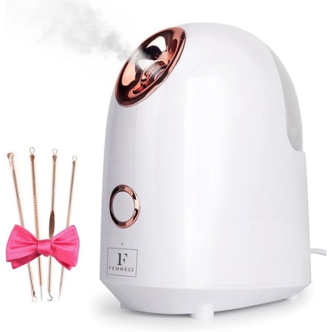 F Femmez Luxe Gezichtssauna - Met 4-delig Blackhead Remover Set - Gezichtsreiniging - Gezichtsstomer