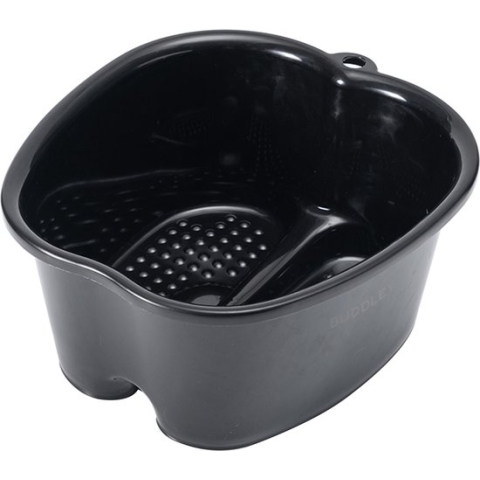 BUDDLEY® Voetenbad Zwart Voetenbaden Producten Pedicure Zwembad Voetbad Geschikt voor Voetenbadzout en Voetenbadproducten Voetbadje als Teil Kunststof Voetenbad Ontspan je voeten