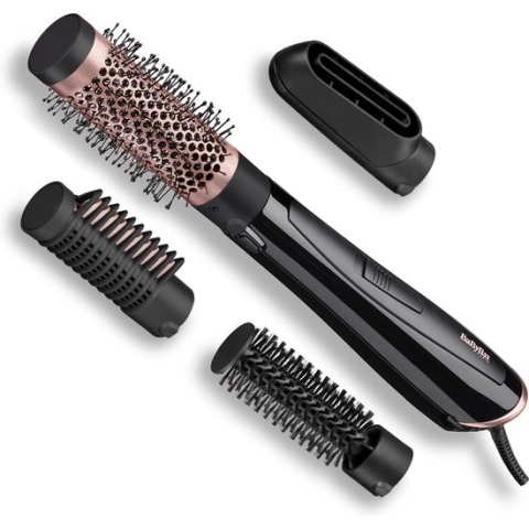 BaByliss Perfect Finish Föhnborstel AS126E - Multistyler met 4 opzetstukken - Ionisch - 1000W