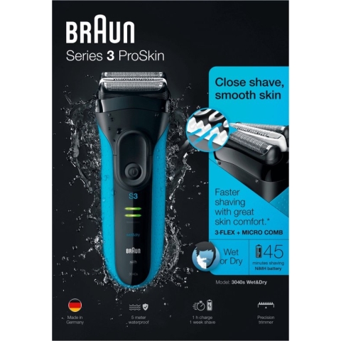 Braun Series 3 3040s - Elektrisch Scheerapparaat Mannen