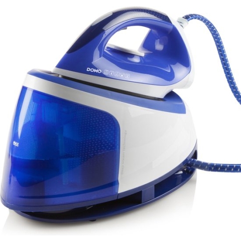 Domo DO1069S - Stoomgenerator - Keramische zoolplaat - Wit/blauw