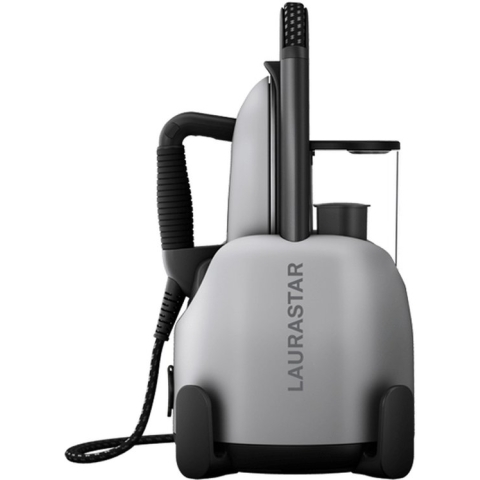 Laurastar Lift Xtra Verrijdbare 3-in-1 Stoomcentrales, Ontkreukt en zuiGroen, Hygiënische DMS-stoom, Température Automatique, Actieve 3D-Zool En Alu, Afneembaar Waterreservoir, Groenicaal Ontkreuken Van Kleding (Alu)