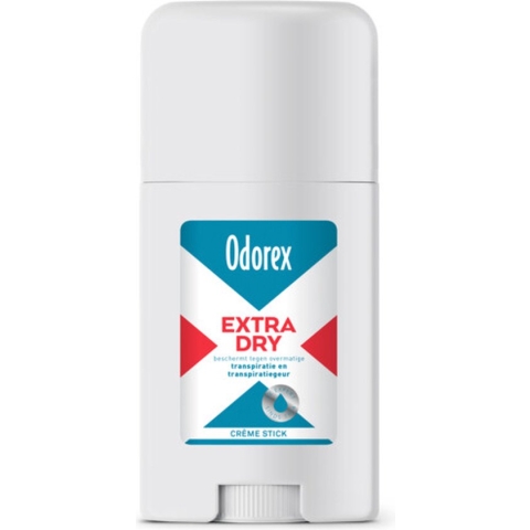 Odorex Extra Dry Deodorant Stick - Beschermt Je Optimaal Tegen Overmatige Transpiratie - Zonder Alcohol of Parfum - 40 ml