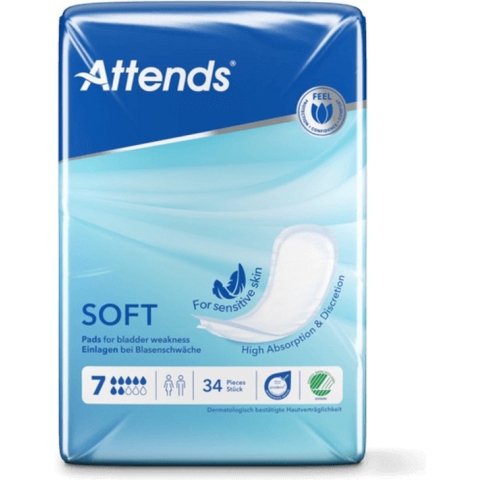 Attends Soft 7 - Incontinentie inlegger - Maandverband